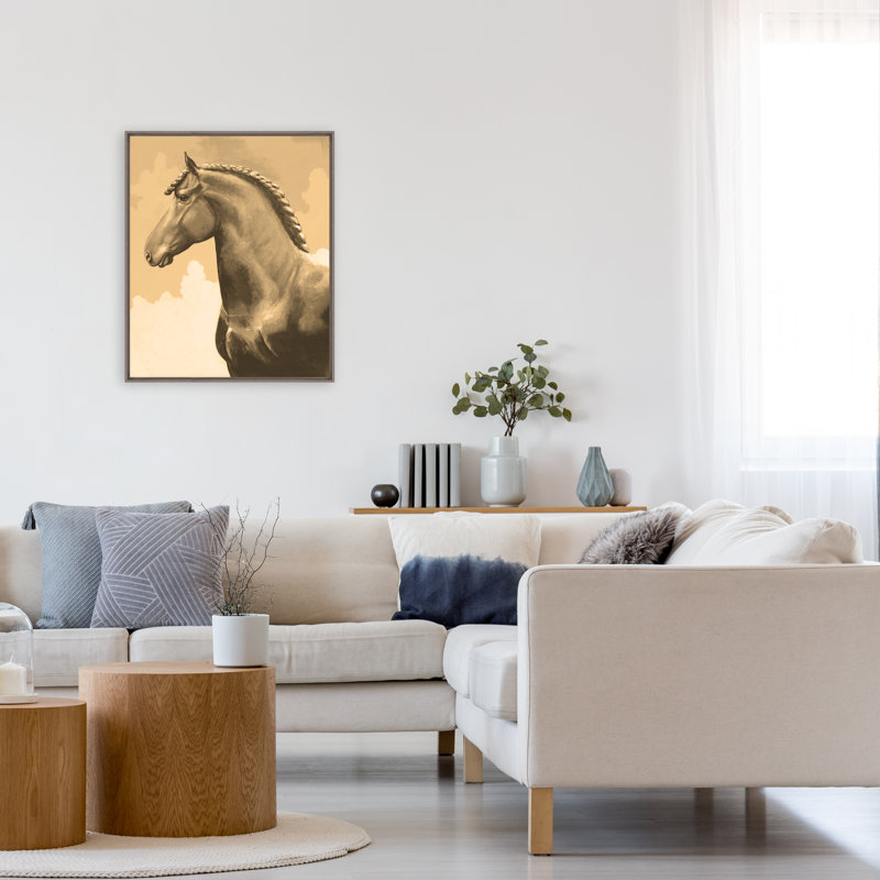 A Braided Mane Print by Sam Nash, 66.25" H x 55.25" W
