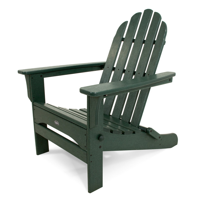 Adirondack pliant POLYWOOD Cape Cod, Vert foncé