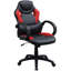 Chaise de bureau avec hauteur réglable, coussins d'accoudoirs, dossier, noir et rouge pour une apparence élégante, une chaise de jeu moderne, une expérience immersive