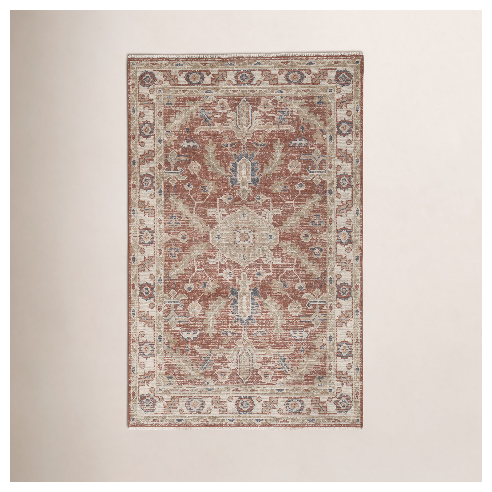 Birch Lane™ Hand Knotted Wool Farida Rug, Rectangle 2' x 3'