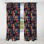 Motif cachemire à motif floral - Rideau floral - Rideau occultant - 1 panneau-107547923