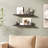 Miami 24" W x 8" D Floating Shelves with Invisible Wall Mounted Brackets-126281905