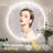 Round LED Vanity Mirror with Defogging, Bluetooth, and Dimmable Lights-316566973