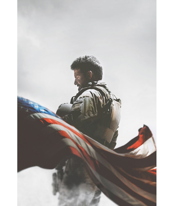 American Sniper, 18" H x 12" W