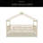 Wooden House Bed With Twin Size Trundle-2024923108-2024922904
