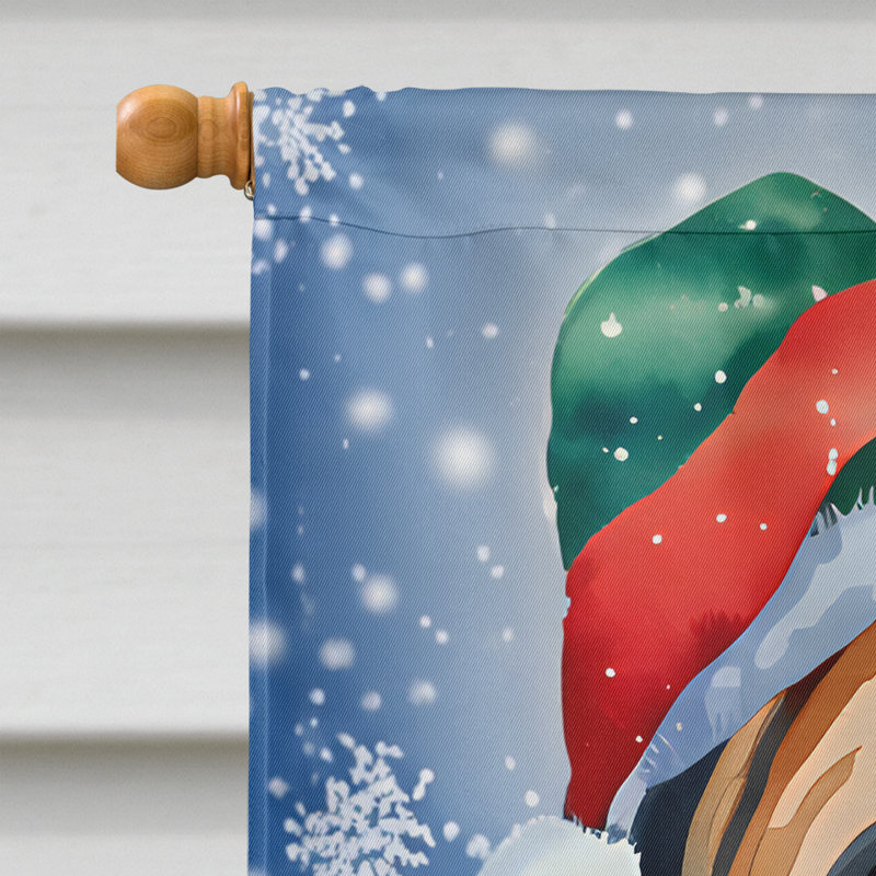 Double Sided Polyester Christmas, 40'' H x 28'' W