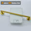 Porte-serviettes en acier inoxydable brossé doré - Support mural antirouille pour salle de bain / cuisine-110331740