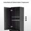 Freestanding Storage Cabinet with Tool Holder