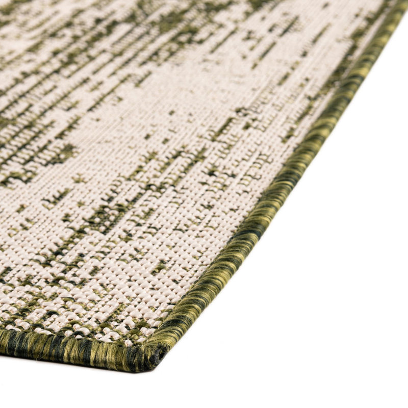 Abstract Indoor / Outdoor Rug, Rectangle 5'3" x 7'10"