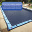 Couverture hivernale rectangulaire pour piscine creusée 8 ans-9055528