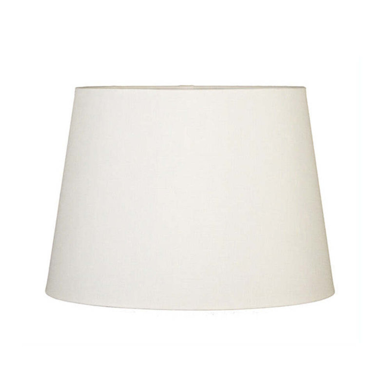 Hardback Silk Empire Lamp Shade, 10" H x 16" W x 16" D, Off White