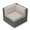 District Outdoor Corner Wedge Lounge Chair
