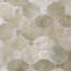 Tapis ovale à motif géométrique mousse-53912673