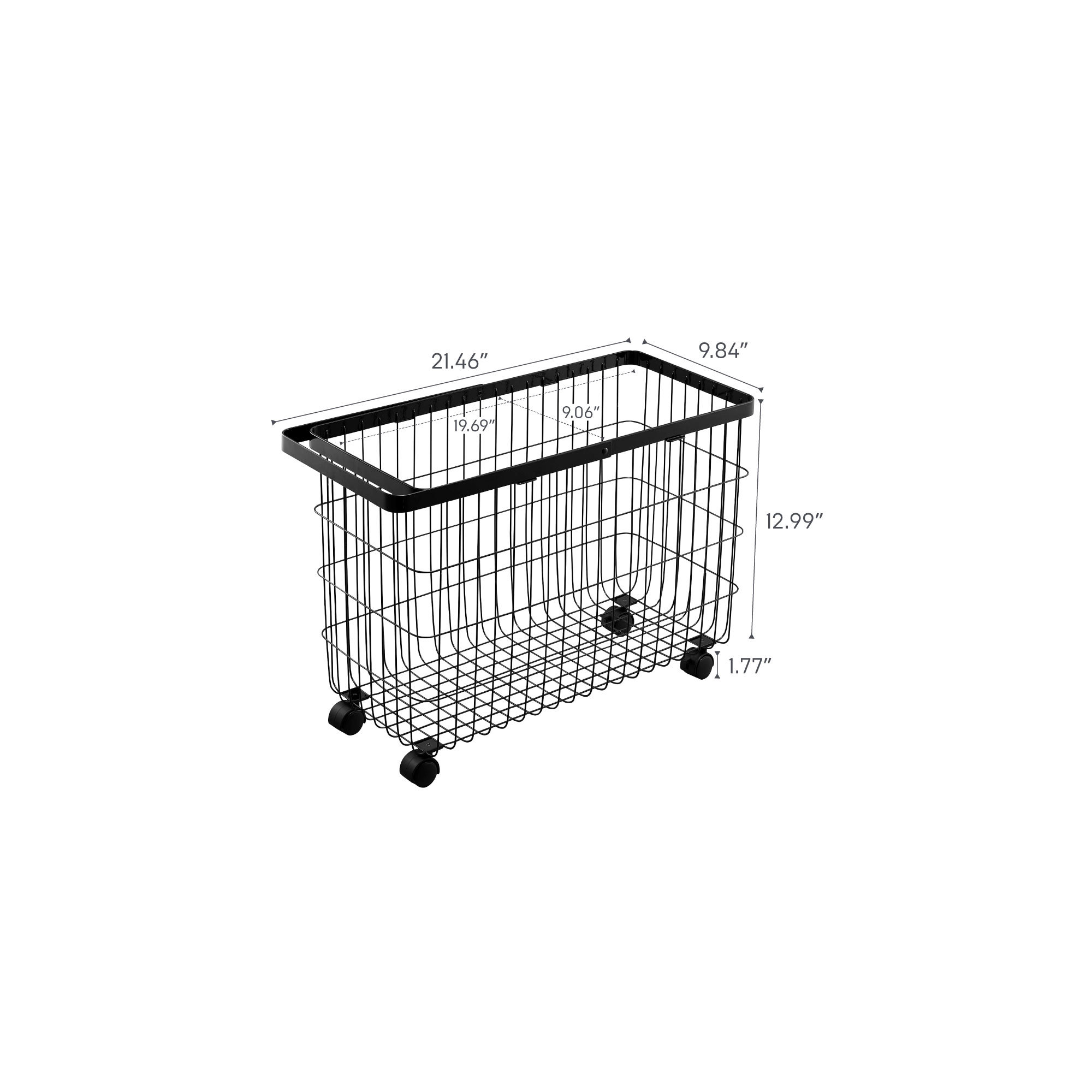 Laundry Basket, Black