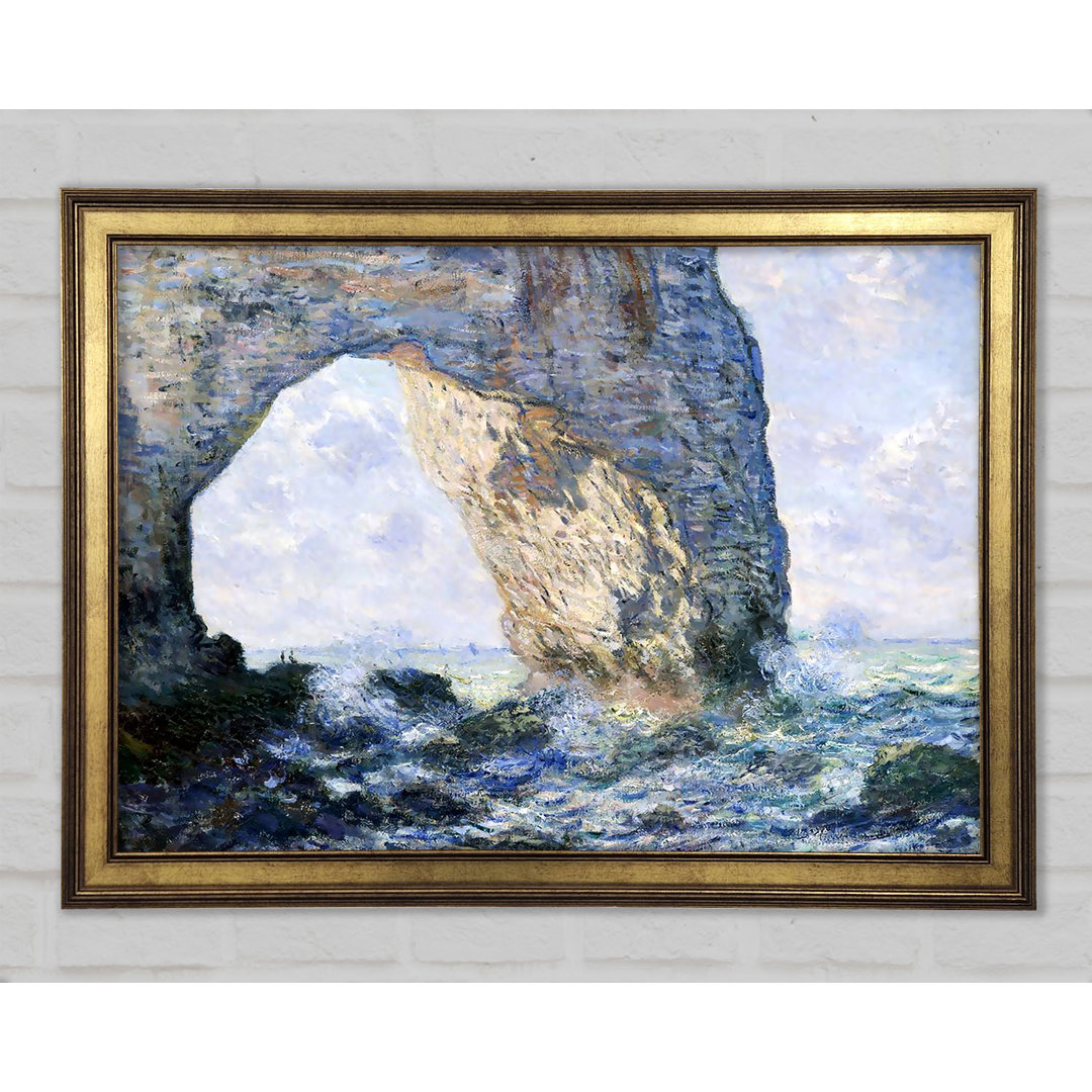 Gerahmtes Wandbild The Manneporte von Monet