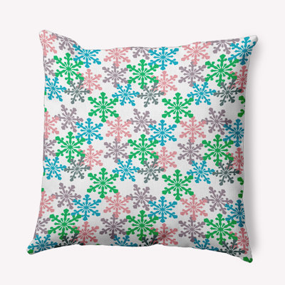 Geometric Polyester Throw Pillow