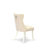 9 Piece Kitchen Table Set Includes an Oval Dining Table with Removable leaf and 8 Chairs, linen white-303866474