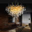 Akari Tree Branch Teardrop Chandelier Lighting, D32"