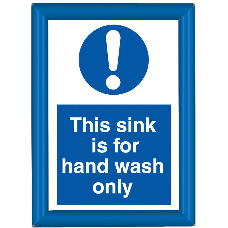 Busygrip Coloured Poster Frame, 59.4  cm H x 42 cm W, Blue