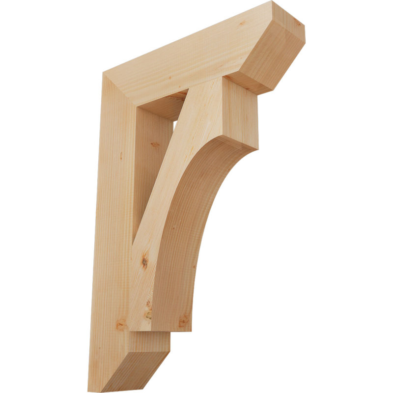Support à lattes l 5 5 po x P 24 po x H 36 po Westlake, Sapin de Douglas, 36" H x 5.5" W x 24" D