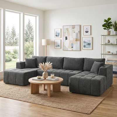 Canapé modulaire en chenille Aino