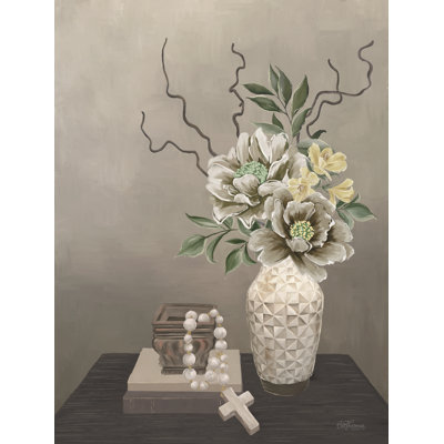 Peony Still Lie sur impression sur toile