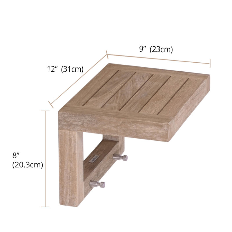 Tablette murale 12 po Moa, H 8 po x l 12 po x P 9 po