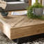 Casares Solid Wood Pedestal Coffee Table