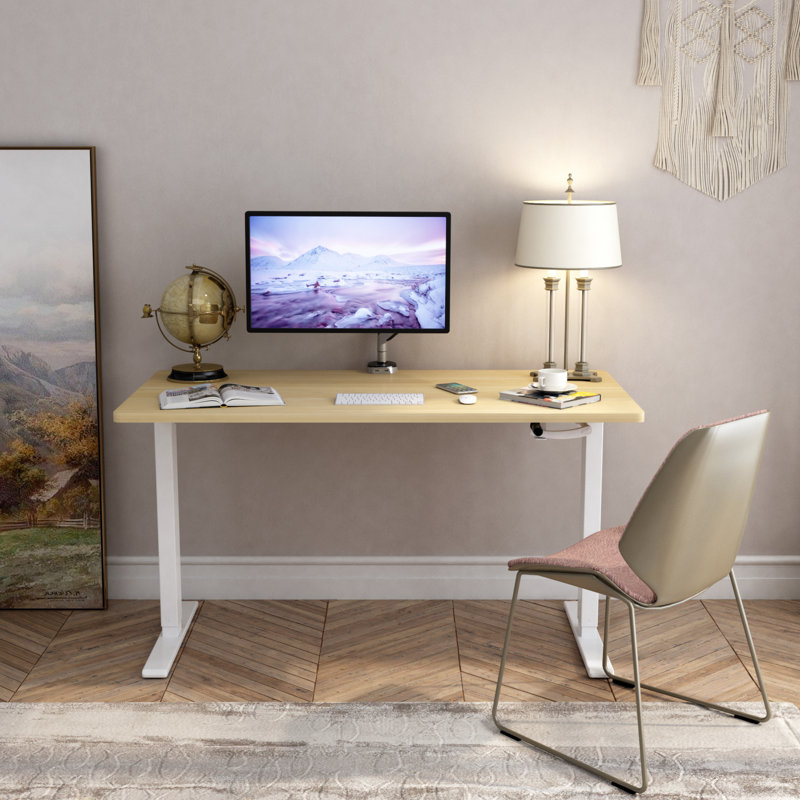 121cm H x 129cm W x 67cm D Desk Base, White