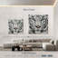 Tigre blanc aux yeux verts Brampt-109040865