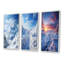 «Winter Snowy Peaks», 3 pièces sur toile-1475124106-1475124110