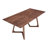 Fischer Walnut Solid Wood Dining Table