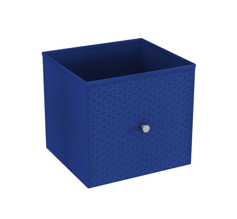 17 Stories Woven Decorative Basket, Royal Blue