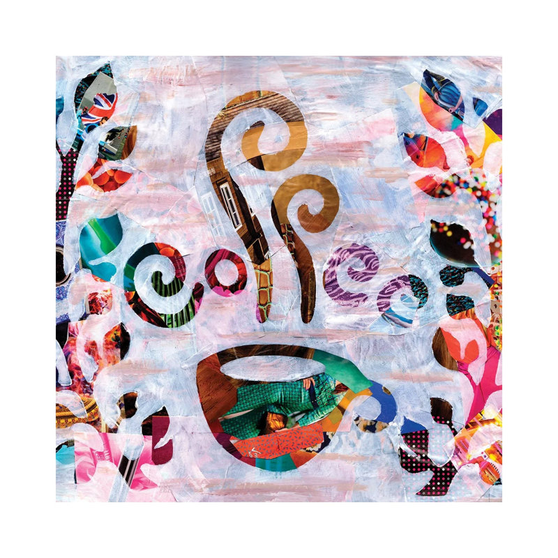 «Coffee» par Artpoptart, reproduction d'art sur toile tendue, H 12 po x l 12 po x P 0,75 po, Toile tendue