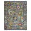 Blu Wool Oriental Area Rug in Gray-63712376