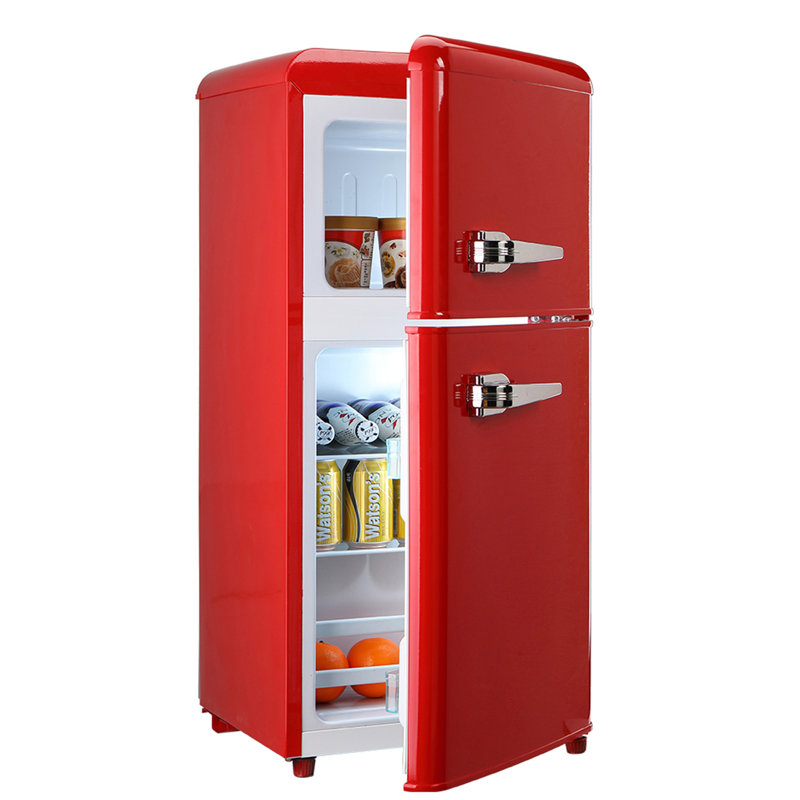 Réfrigérateur compact 3,5 pi³ avec réfrigérateur, Rouge