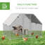 Sharma 59.7 Square Feet Chicken Run For Up To 7 Chickens-986008019
