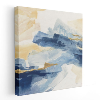 «Gilded Indigo I», reproduction d'art sur toile