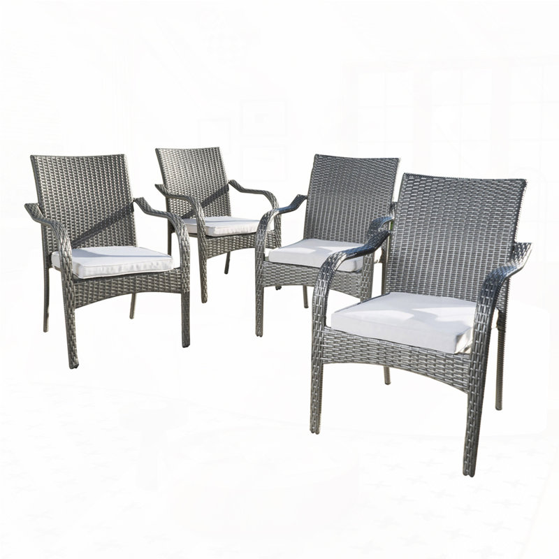 Outdoor PE Rattan Stacking Chair