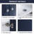 Isias 12.81'' Single Bathroom Vanity with Ceramic Top