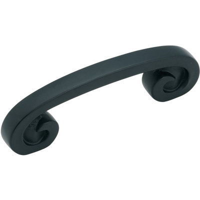(Paquet de 5) Poignée tourbillon 3 pouces noir mat