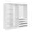 67.1" W Freestanding Closet System With Drawers-208443736