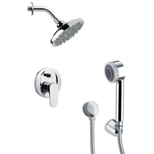 Orsino Complete Shower System with Rough in-Valve