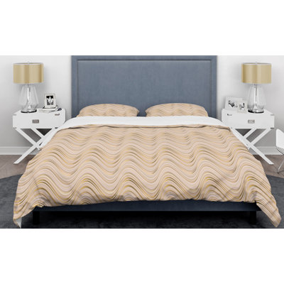 Modern & Contemporary Polyester Twill Abstract Duvet Cover