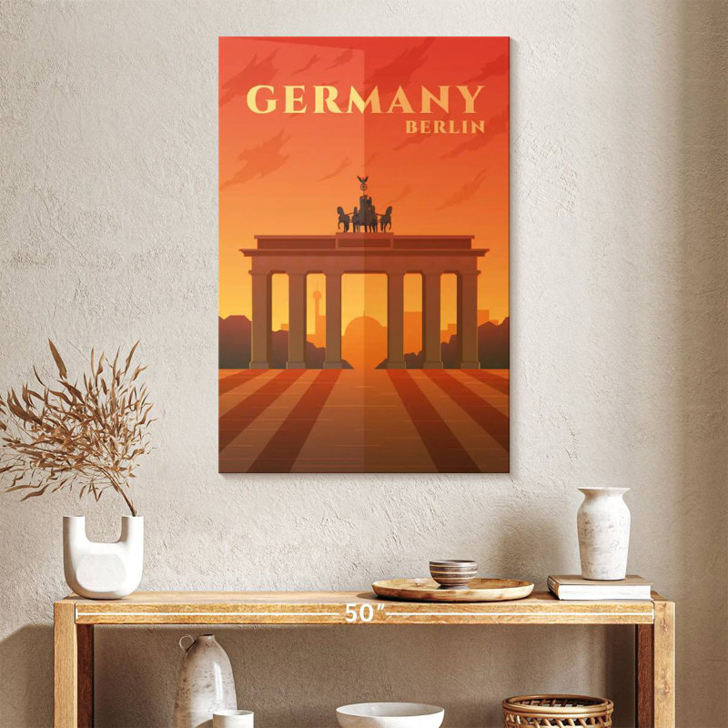 Sireci German Brandenburg Gate, 24" H x 16" W