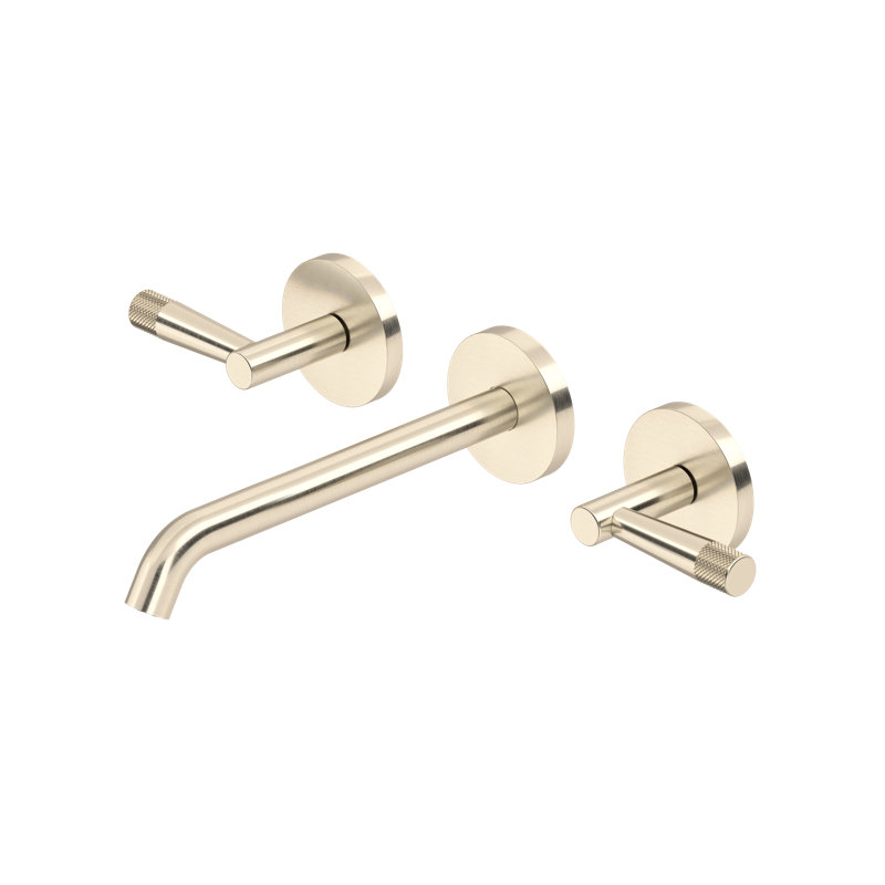 Amahle Wall Mounted Bathroom Faucet, Satin Nickel