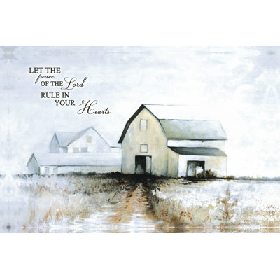 Barnscape - Wrapped Canvas Print