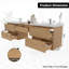 Ensemble de meuble-lavabo flottant 90 po Mellani