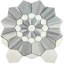 Thassos 11 in. x 12 in. Polished Stone Tile