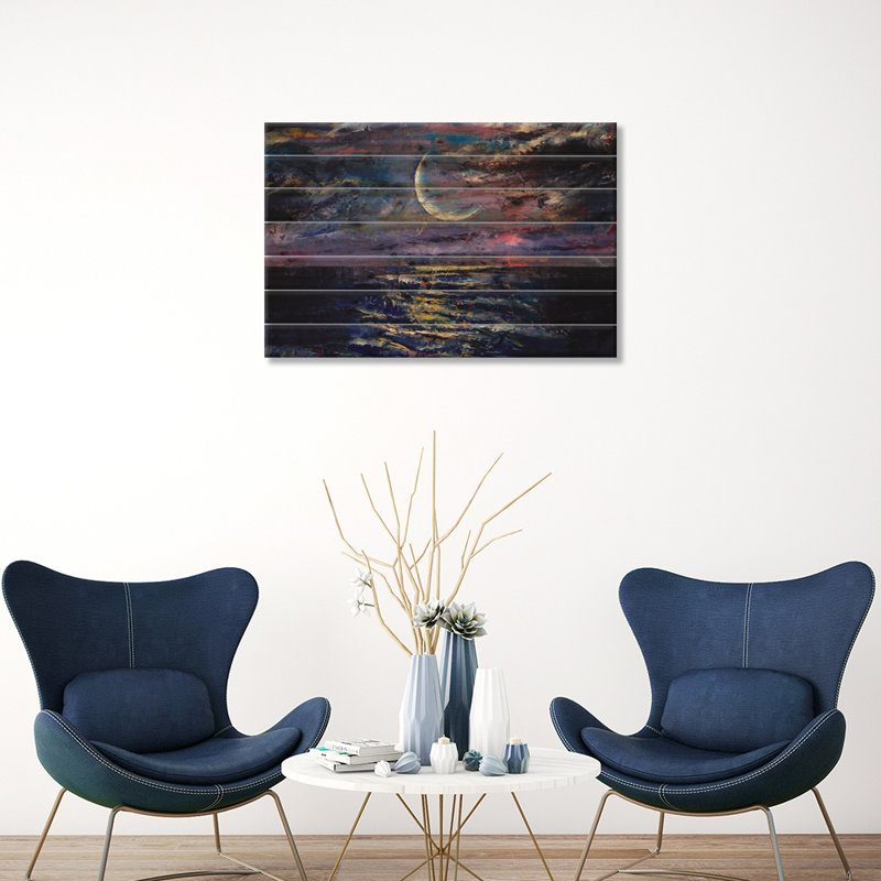 " Moon " by Michael Creese, 26" W x 18" H